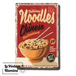 Plaque Métal Vintage Noodles - Le Vintage Illuminé