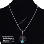 Collier Vintage Peacock -