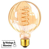 Ampoule Vintage à LED PUMPKIN 3W E27 175x125mm - Le Vintage Illuminé