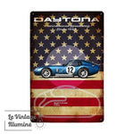 Plaque Métal Circuit Daytona - Le Vintage Illuminé