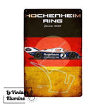 Plaque Métal Circuit Hockenheim Ring - Le Vintage Illuminé