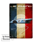 Plaque Métal Circuit Le Mans 2 - Le Vintage Illuminé