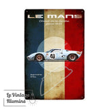 Plaque Métal Circuit Le Mans 40 - Le Vintage Illuminé