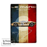 Plaque Métal Circuit Le Mans 5 - Le Vintage Illuminé