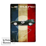 Plaque Métal Circuit Le Mans 6 - Le Vintage Illuminé