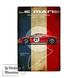 Plaque Métal Circuit Le Mans - Le Vintage Illuminé