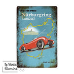 Plaque Métal Circuit Nurburgring - Le Vintage Illuminé