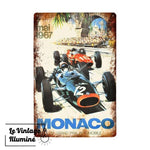 Plaque Métal Monaco Mai 1967 - Le Vintage Illuminé
