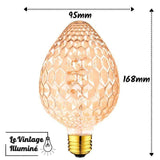 Ampoule Vintage à LED STRAWBERRY 3W E27 168x95mm - Le Vintage Illuminé