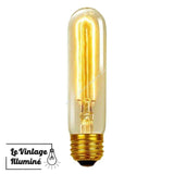 Ampoule à filament Tube 40W E27 125x30mm - Le Vintage Illuminé