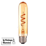 Ampoule Vintage à LED TUBE 3W E27 130x30mm - Le Vintage Illuminé