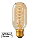 Ampoule à filament Tube (spirale) 40W E27 112x45mm - Le Vintage Illuminé